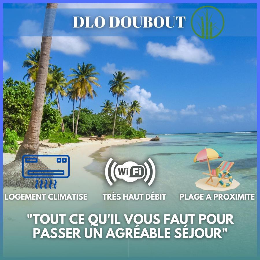 Appartamento Dlo Doubout Les Pieds Dans L'Eau Sainte-Anne  Esterno foto